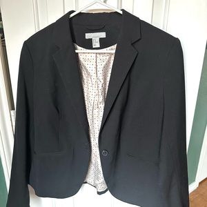 H&M black blazer Size: 14